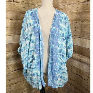 VICTORIA'S SECRET MUTLI COLOR RESORT BEACH POOL SWIMSUIT COVER UP SIZE LARGE